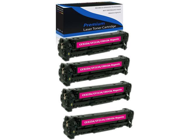 4Pk Magenta Cb543a 125A Toner For Hp Color Laserjet Cm1312 Mfp Cm1312nfi Cp1518n