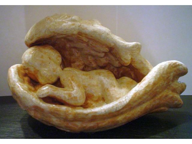 ANGEL-Ceramic Sleeping Angel/Cherub for Shelf or Garden from Carson Home Accents