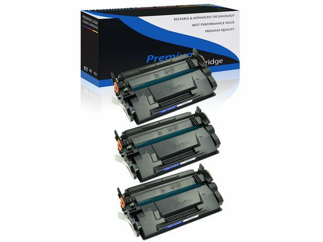 3Pk Black Cf287a 87A Toner Cartridge For Hp Laserjet Mfp M527dn M527f M527z