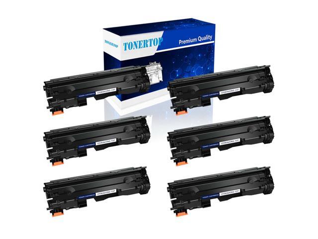 6 Pack Toner Cartridge For Hp Cf283x 83X Laserjet Pro M201n M202n M202dw Mfp