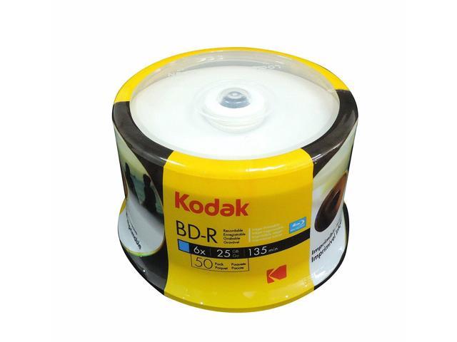 UPC 695976908629 product image for 50-PK KODAK Brand 6X White Inkjet Hub Printable Blu-Ray BD-R Blank Disc 25GB | upcitemdb.com