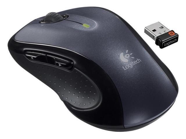 Recertified - Logitech M510 Dark Grey Wireless Laser Mouse for PC/MAC w/Unifying Receiver
