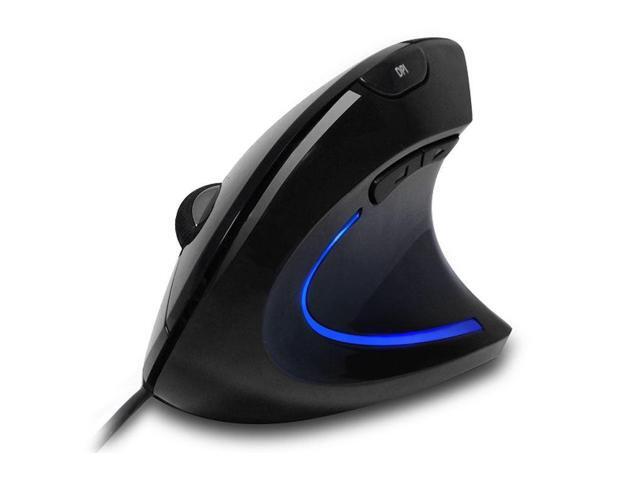 Adesso IMOUSE E1 USB 6-Buttons Vertical Ergonomic Illuminated Mouse