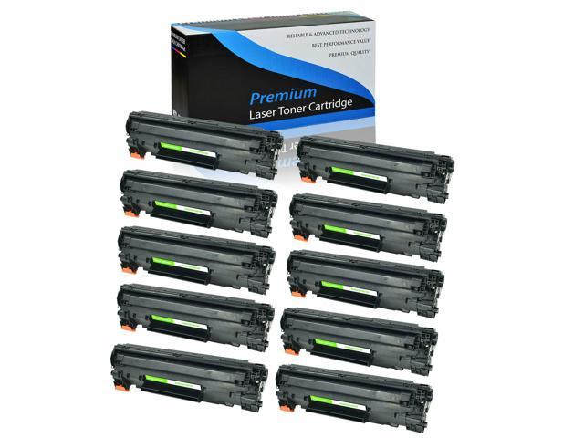 10Pk Ce278a Toner Cartridge For Hp Laserjet P1606dn M1536dnf M1536dn P1600 P1606