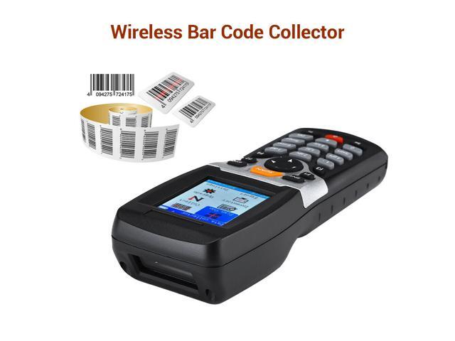 Portable Wireless Barcode Scanner PDT with LCD Screen Inventory Device USB 1D Barcode Scanner Reader Collector Data Terminal