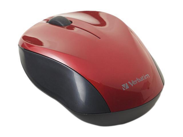 Verbatim 97669 Red 1 x Wheel USB RF Wireless Optical Nano Notebook Mouse