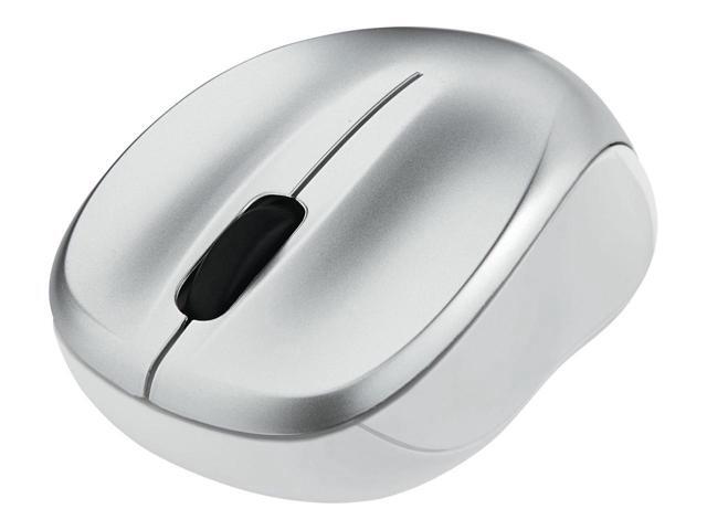 Verbatim 99777 Silent Wireless Blue Led Mouse Silver Multi Button Ergonomic