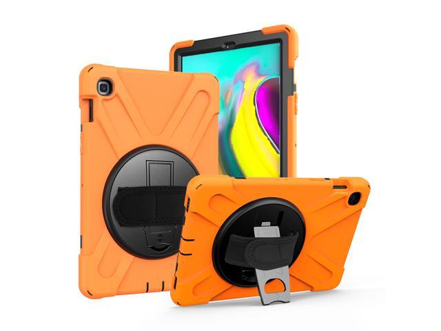 Galaxy Tab A 101 Case Fits 2019 T510/T515 Shockproof Heavy Duty Shield Case Kickstand Shoulder Strap Sling Hand/Palm Strap For Samsung Galaxy