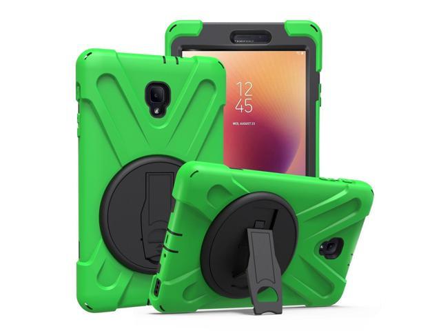 KIQ Heavy Duty Military Durability Shield Case Tablet Cover Kickstand Shoulder Strap Kickstand Palmstrap Dual-Layer Protection For Samsung