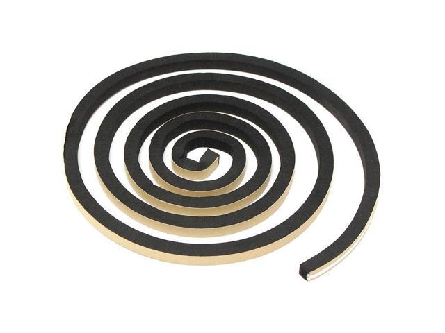 1Pcs Black EPDM 2M Self Adhesive Foam Sealing Tape Strip Draught Excluder EPDM Rubber 10x10mm Strong Adhesion