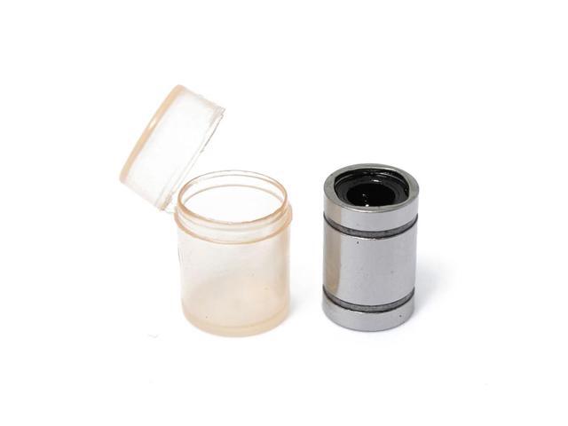 1Pcs LM5UU 5mm Linear Ball Bearings Bush Bushing 5x10x15mm Bearing Steel Super Bright Sturdy And Durable Industry Tools