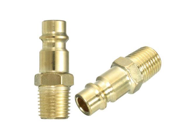 1/4 BSP Air Line Hose Fitting Coupling Adapter Hardening Steel Compressor Connector Quick Coupler Tool