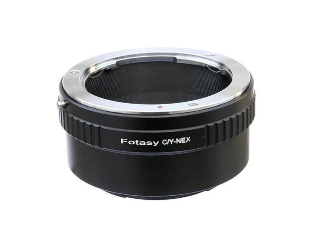 Fotasy Contax Zeiss C/Y Lens to Sony E-Mount NEX Camera NEX-5R NEX-5T NEX-6 NEX-7 a6500 a6300 a6000 a5100 a5000 a3500 a3000 NEX-VG30 NEX-VG900