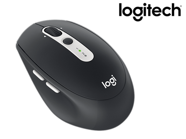 Logitech Wireless Mouse M590 Multi-Device Silent with FLOW cross-computer control and file sharing for PC and Mac - Black