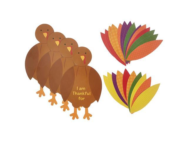 Thanksgiving Turkey Craft Kit Makes Up To 4 Turkeys Party Activity