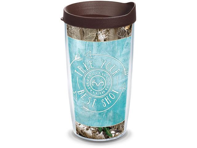 Tervis Realtree - Best Shot Insulated Tumbler with Wrap and Lid 16 oz - Tritan Clear
