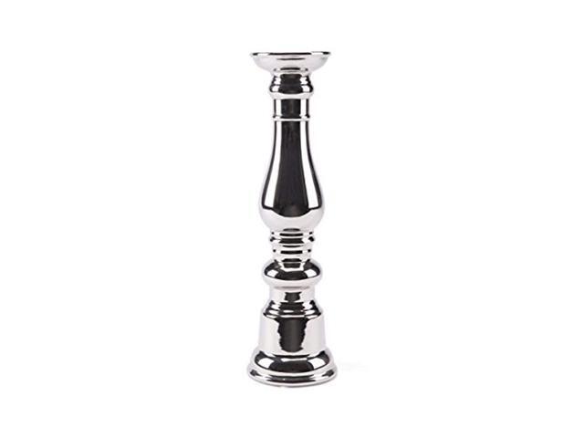 Zuo Candle Holder (Large) Silver