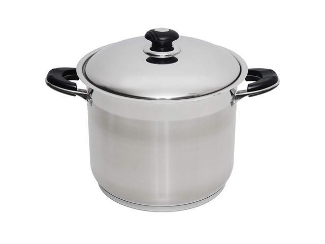 Lindys 16 Quart Stainless Steel Stockpot Large silver