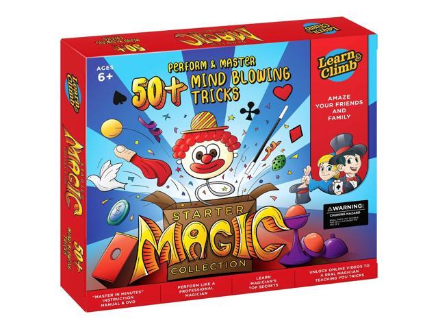 Learn & Climb Magic kit Set for Kids - 50+ Magic Tricks Clear Instruction Manual & DVD