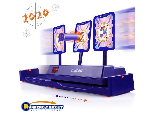 SUNCOO Running Shooting Targets Electronic Scoring Auto Reset Digital Targets for Nerf Guns Toys Ideal Gift Toy