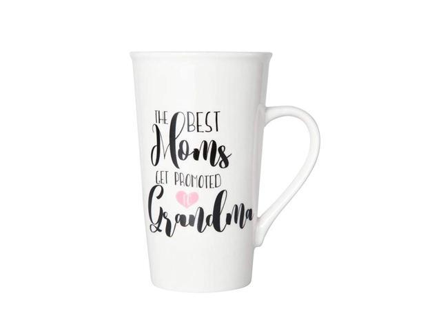 Pfaltzgraff Best Moms Get Promoted To Grandmas Tall Latte Coffee Mug - 18 Ounce