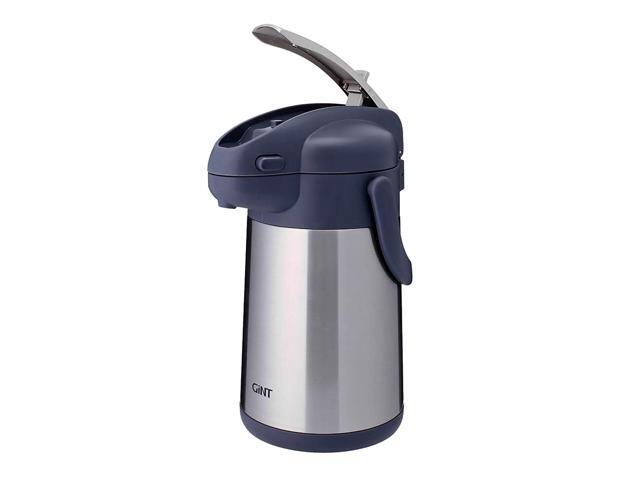 GiNT Coffee Airpot Thermal Carafe Dispenser with Pump Stainless Steel Vacuum Insulated Lever-Action Airpots for Coffee to Keep Hot/Cold Retention