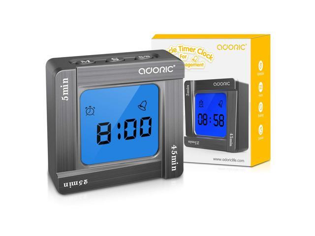 Adoric Alarm Clock Small Digital Alarm Clock for Bedrooms Clocks with Countdown Function and Large Display Bedside Kids Bedroom Clock Battery