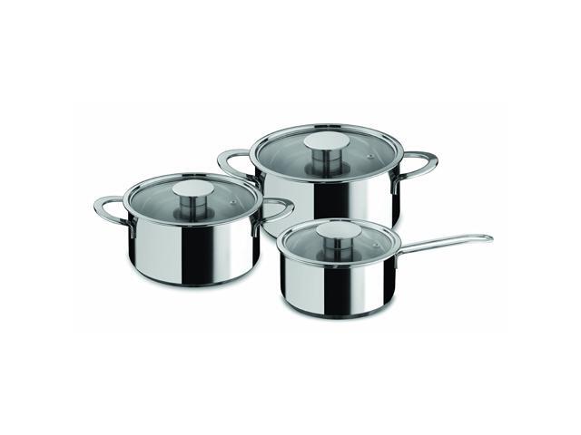 Mepra Gourmet 30150006 Kitchen Cookware Set - 6 Pcs Stainless Steel Spaghetti Pot for Induction Halogen Electric Hobs