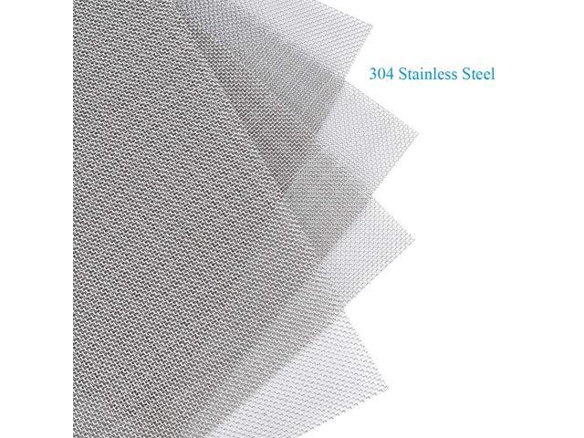 4PACK Stainless Steel Woven Wire Mesh Never Rust, Air Vent Mesh