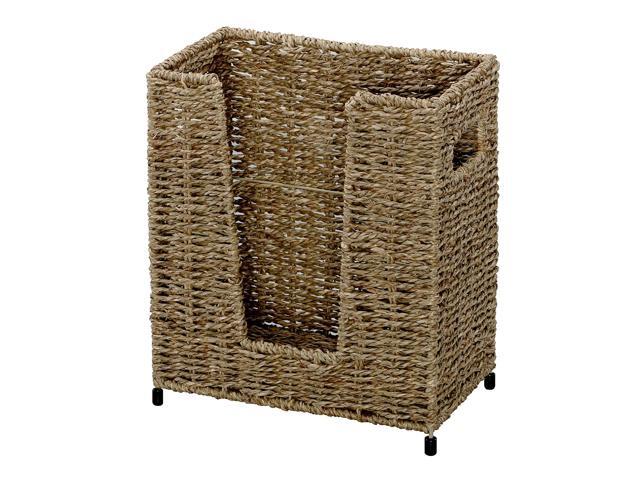 Hoffmaster BSK3050 Large Seagrass Basket 11' Height 575' Width 95' Length Light Brown