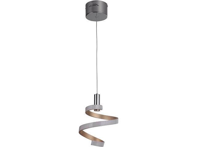 Craftmade P816MSCH-LED Pendant LED Mini Pendant Lighting 1-Light 18 Watts Matte Silver (8'W x121'H)