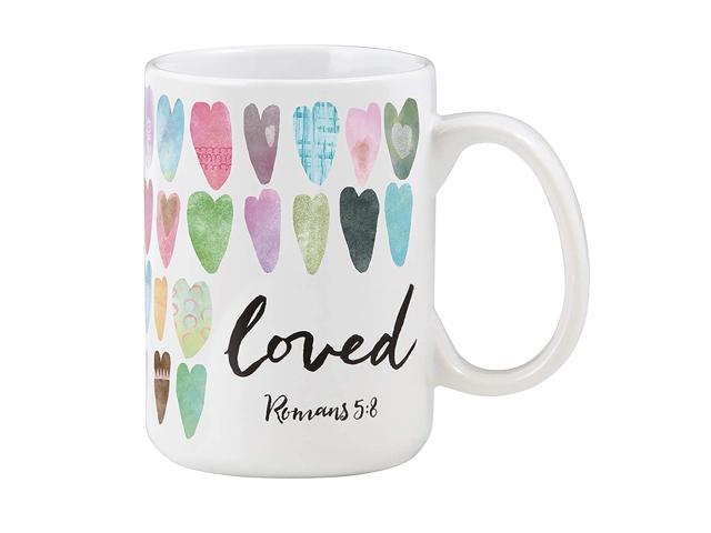 Creative Brands Brave Heart Ceramic Mug 15-Ounce Loved