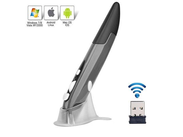 Wireless Optical Pocket Pen Mouse Lychee 24GHZ USB Wireless Optical Pen Mouse 800/1000/1200 DPI Adjustable Handwriting Mini Air Mouse Mice for PC