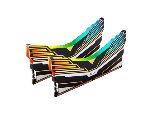 OLOy DDR4 RAM 16GB (2x8GB) Warhawk Aura Sync RGB 3200 MHz CL16 135V 288-Pin Desktop Gaming UDIMM (MD4U0832160BE0DA)