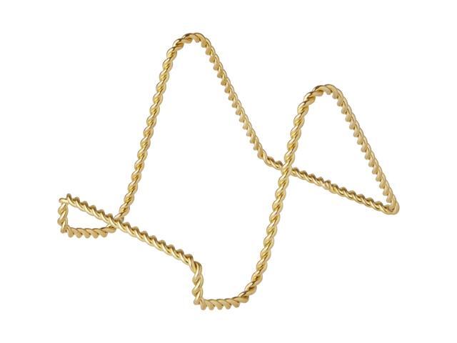 Bards Twisted Gold-Toned Wire Stand 3' H x 3' W x 4' D