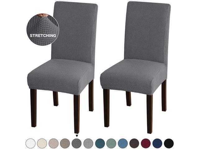 Turquoize Stretch Dining Room Chair Slipcovers Washable Removable High Chair Protector Cover Seat Slipcover for Hotel Ceremony Banquet Wedding Partym Set of 2 Dining Room