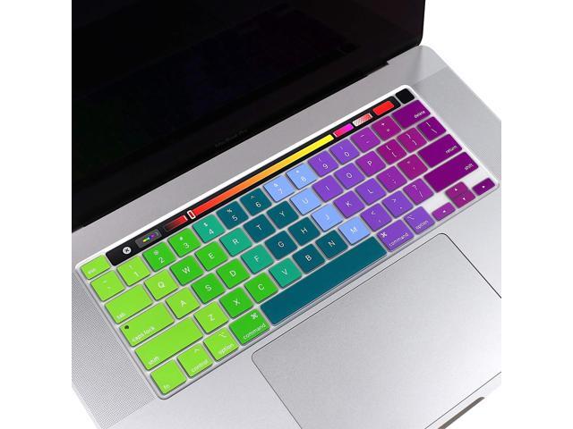 Silicone Keyboard Cover for 13 inch MacBook Pro A2289 2020 Released & 16 inch MacBook Pro A2141 with Touch Bar & Touch ID 2019 (for 13' MAC PRO