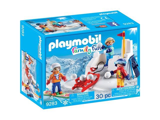 PLAYMOBIL Snowball Fight Building Set