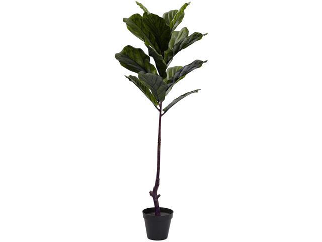 Nearly Natural 5448 4ft Fiddle Leaf Tree UV Resistant (Indoor/Outdoor)