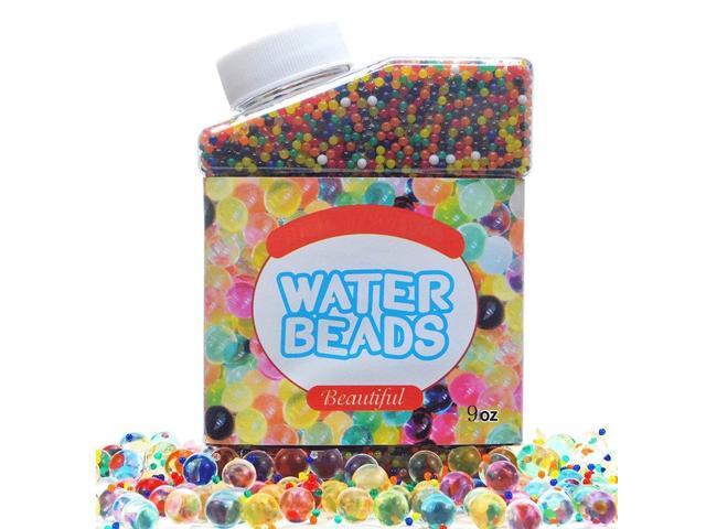 SIMUR Water Beads Crystal Gel Pack Simuer Rainbow Mix Jelly Pealrs Water Growing Balls Vases Filler Home Decoration(300ml/280g)