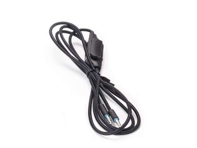 Zotech Replacement Braided 35mm 4-pin Cable with Inline Controls for G633 and G933 Gaming Headset (15m)