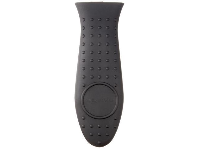 AmazonBasics Silicone Hot Skillet Handle Cover Holder Black