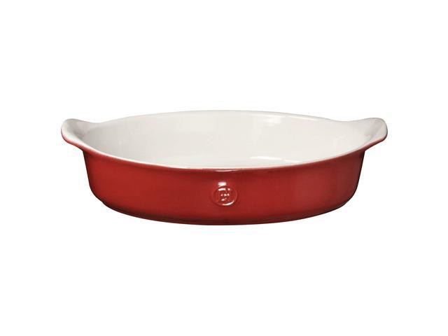 Emile Henry HR Ceramic Small oval baker Rouge