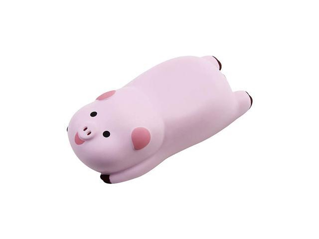 Small Wrist Rest Mouse Pad Mini Cute Pig Ergonomic Mousepad Memory Foam Design Pig Shape Wrist Support Pillow Rest Cushion Mat for Office Computer
