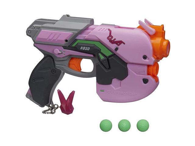 NERF Overwatch DVa Rival Blaster with 3 Overwatch Rival Rounds