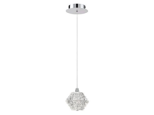 Eurofase 28210-016 Modern Owen 1-Light LED Pendant Chrome