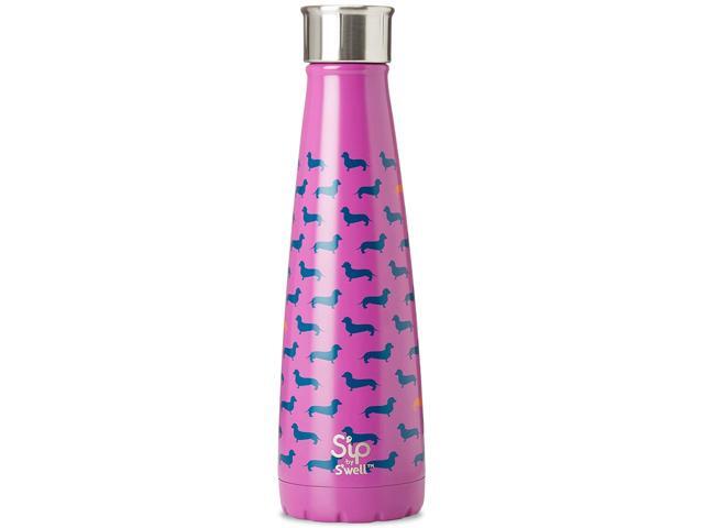 Sip by Swell Stainless Steel Double-Layered Vacuum-Insulated Food and Drinks Cold and Hot - with No Condensation - BPA-Free Water Bottle 15 Fl Oz