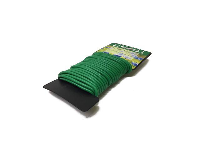 32-Ft Soft Rubber-Coated Multi Purpose Garden Flexible Tie Plant Wire - Soft Twist Ties Support Plant Vines Stems & Stalks