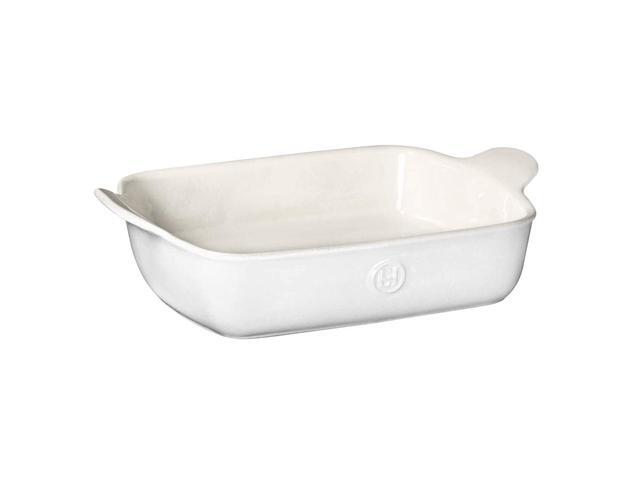 Emile Henry Modern Classics Small Rectangular Baker 11x8 11 x 8 Sugar White