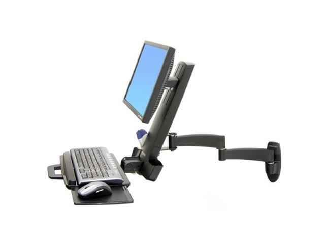 Ergotron - 200 Series Combo Arm - 18-Inch Extension Black